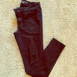 American Eagle Distressed Black Jeans! 🦅